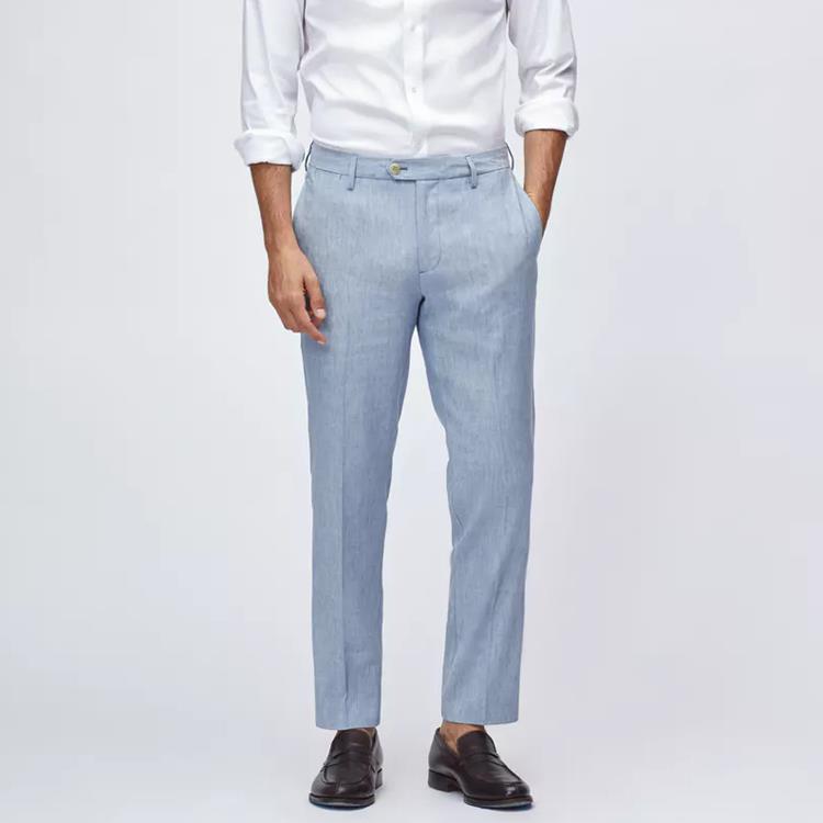 new collection blue linen pants mens1